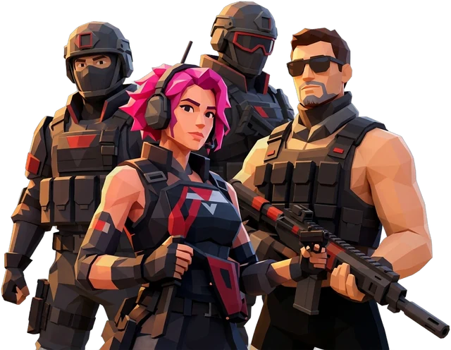 Three Wardbreak operators in premium Season 1 outfits